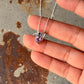 925 Sterling Silver Amethyst Round Pear Solitaire Necklace