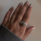 Flower Bouquet Sterling Silver Ring