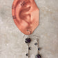 925 Sterling Silver Amethyst Forest Enchantments Mix Match Earrings