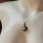 925 Sterling Silver Larimar Boho Necklace