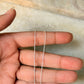 925 Sterling Silver Dainty Cable Chain