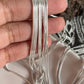 Timeless classic snake chain necklace in polished silver