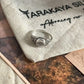 Timeless clear quartz round silver ring with bohemian flair