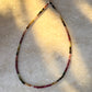 Multi Tourmaline Box Faceted 925 Sterling Silver Choker Necklace