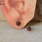 Carnelian Rawa 925 Sterling Silver Earrings