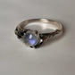Moonstone Forest 925 Sterling Silver Ring