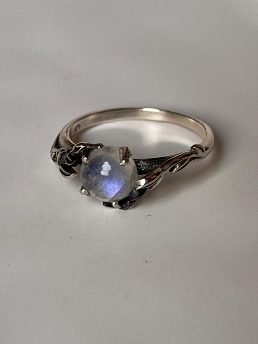 Moonstone Forest 925 Sterling Silver Ring