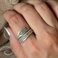 925 Sterling Silver Bohemian Hill Tribe Handcrafted Wild Sage Adjustable Ring