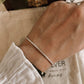 Handcrafted Hammered Adjustable Silver Bangle