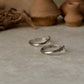 925 Sterling Silver V Tribal Engraved ii Toe Ring