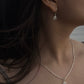 925 Sterling Silver Sunshine Moonstone Earrings & Necklace Set
