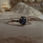Iolite Victorian Style 925 Sterling Silver Ring