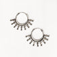 925 Sterling Silver Tribal Hoops Earrings- Tatvam