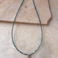 London Blue Topaz with Flower Charm 925 Sterling Silver Necklace