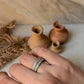 925 Sterling Silver Bohemian Hill Tribe Handcrafted Adjustable Ring