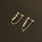 925 Sterling Silver 5mm Pure Silver Beads Chain Connector Studs