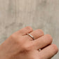 925 Sterling Silver Textured Minimal Stackable Daily Wear Band Ring