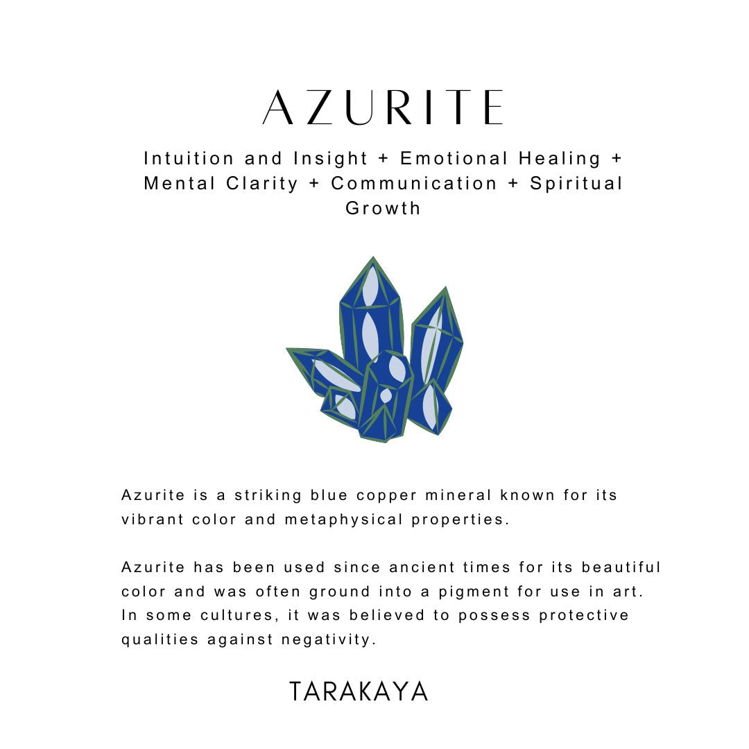 8MM Azurite Beaded Bracelet