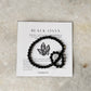 Black Onyx 4MM Crystal Stretchy Rings & Barcelet