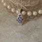 925 Sterling Silver Tanzanite leaf Flower Statement Pendant