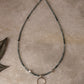 925 Sterling Silver Grandidierite Box Gradient, Star & Moon Handcrafted Necklace