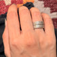 925 Sterling Silver Bohemian Hill Tribe Handcrafted Adjustable Ring