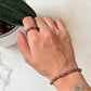 Natural Crystal Smokey Quartz 4mm Stretchy Ring & Bracelet