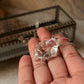 925 Sterling Silver Clear Quartz Tortoise Handcrafted Necklace