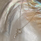 925 Sterling Silver Clear Quartz Butterfly, Clear Quartz Drop Handcrafted Necklace