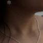 925 Sterling Silver Sunshine Moonstone Earrings & Necklace Set