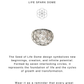 925 Sterling Silver Boho Seed Of Life Dome Ring