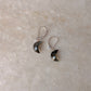 925 Sterling Silver Labradorite Moon Lever Back Earrings