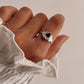 Amethyst Divine Lotus Ring for Spiritual Healing