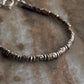 Sun Engraved Cylinder Handcrafted Stackable Sterling Silver 925 Bracelet