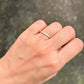 925 Sterling Silver Textured Minimal Stackable Daily Wear Band Ring
