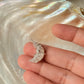925 Sterling Silver Moonstone Moon Wire Wrapped Handcrafted Pendant