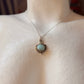925 Sterling Silver Larimar Boho Necklace