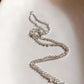 Timeless cable chain in high-quality sterling silver