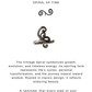 925 Sterling Silver Spiral Vintage Boho Motif Ring
