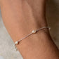 925 Sterling Silver Serene Fresh Water Pearls Handcrafted Bracelet