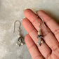 925 Sterling Silver Handcrafted Ghungroo , Rawa Charms ~Jhumki Handcrafted Hook Earrings