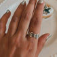 Elegant Tribey ring in sterling silver