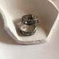 Timeless antique tribal Rawa silver toe ring with detailed craftsmanship.