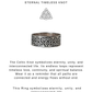 925 Sterling Silver Thick Trinity Boho Celtic Knot Band Unisex Daily Wear Ring