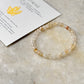 Natural Crystal Citrine 4mm Bracelet