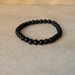 Natural Crystal Black Onyx 6mm Bracelet
