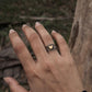 925 Sterling Silver Wire Wrap Heart Handcrafted Band Ring