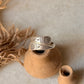 925 Sterling Silver Bohemian Hill Tribe Sun Engraved Handcrafted Adjustable Ring