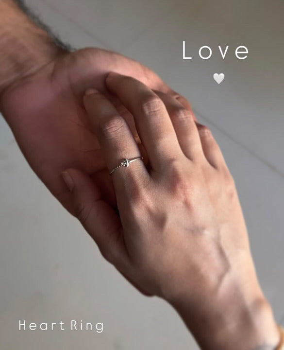 Small Heart 925 Sterling Silver Ring