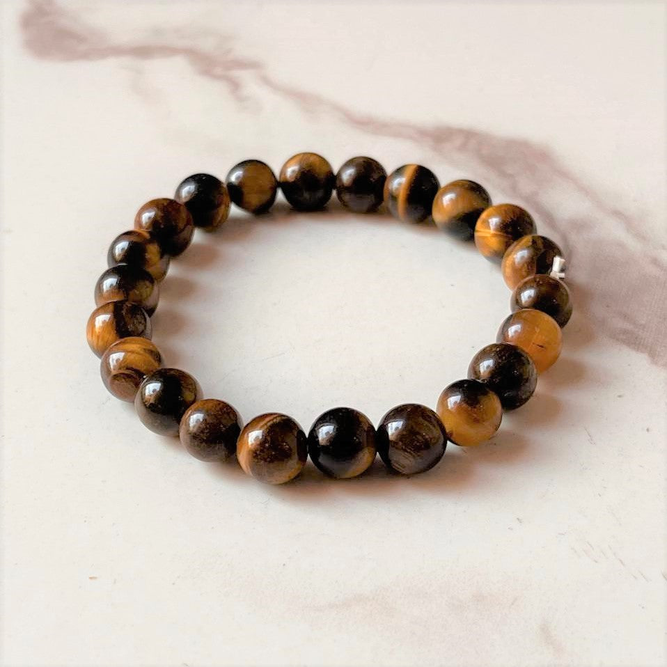 Tiger's Eye Healing Crystal Bracelet 8MM 